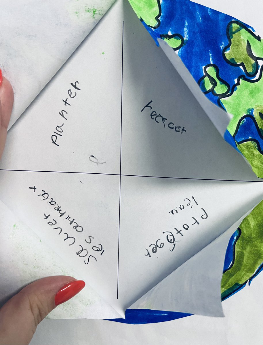 Petit aperçu de l’activité d’aujourd’hui en l’honneur du Jour de la Terre !