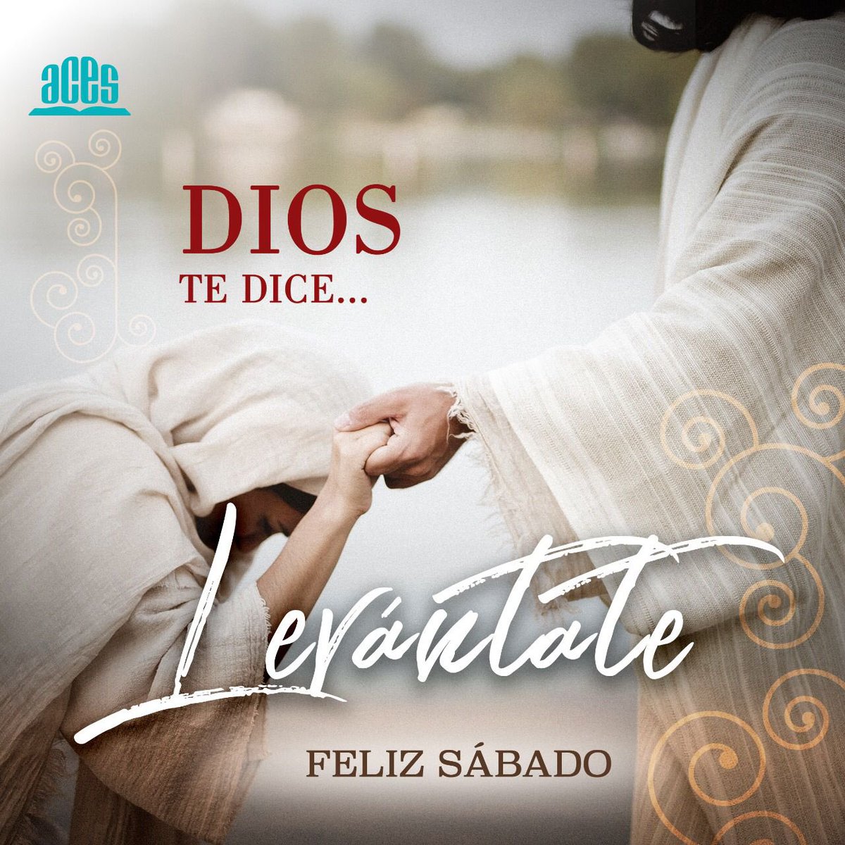 Una de las palabras favoritas de Dios es: LEVÁNTATE!!
No te quedes en el suelo, pide a Dios poder y visión.
Feliz sábado!!