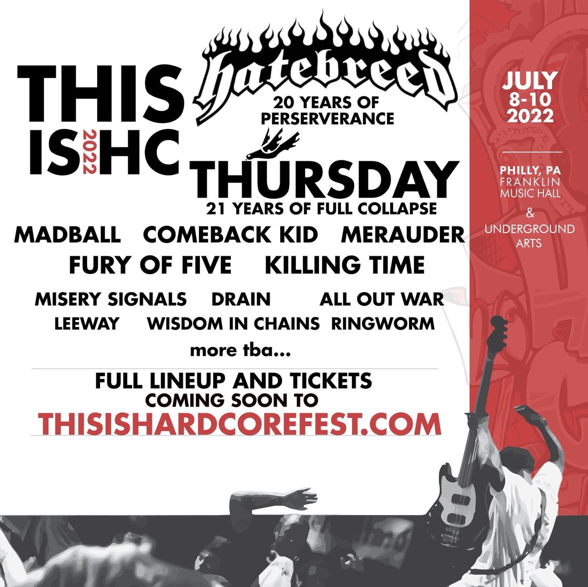Humanfurnace13's tweet photo. It’s been a while since RINGWORM has been to Philly. Figured we’d come back in style. Check out this banger. #thisishardcorefest https://t.co/nIxgswf1MP