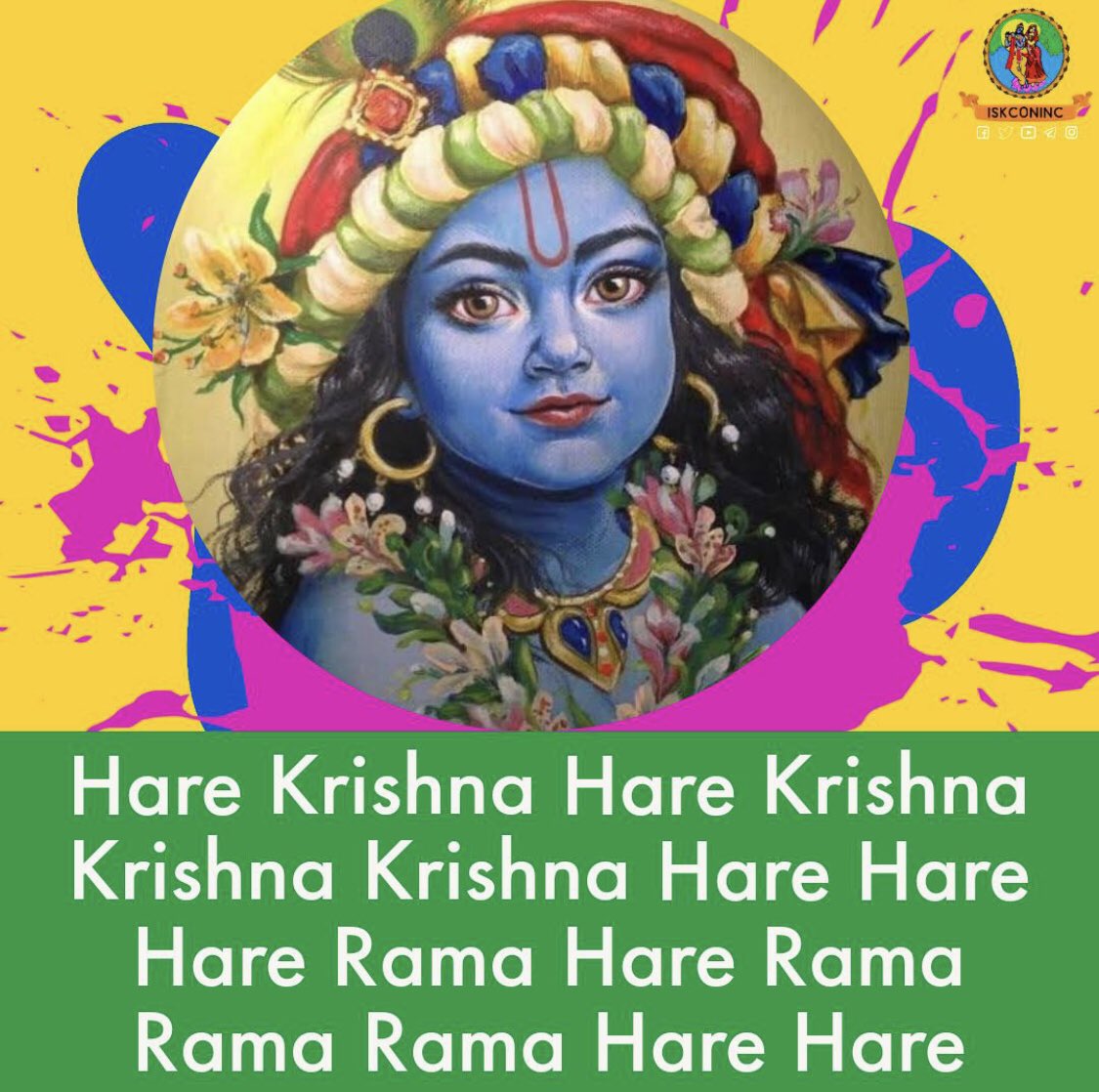 HARE KRISHNA HARE KRISHNA, KRISHNA KRISHNA HARE HARE, HARE RAMA HARE RAMA, RAMA  HARE HARE 