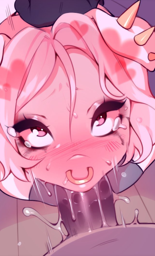 Just grab the piggy’s head and start going. 

If he’s tearing up and his make up gets ruined, you’re doing it right~🐽