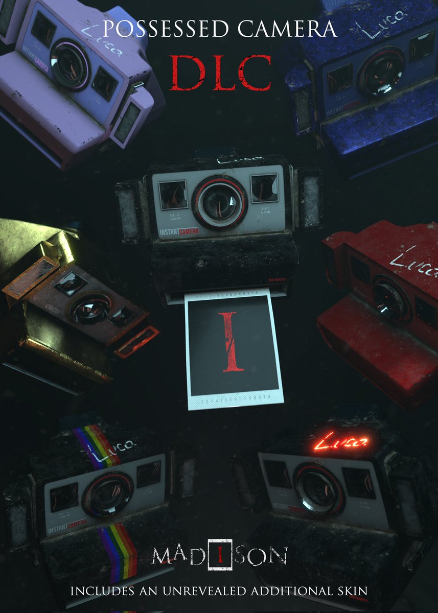 ARE YOU A STREAMER? A HORROR FAN? 
Make sure you LIKE and RETWEET because we will be GIVING AWAY lots of POSSESSED CAMERA DLC'S KEYS💀
Stay tuned and good luck!