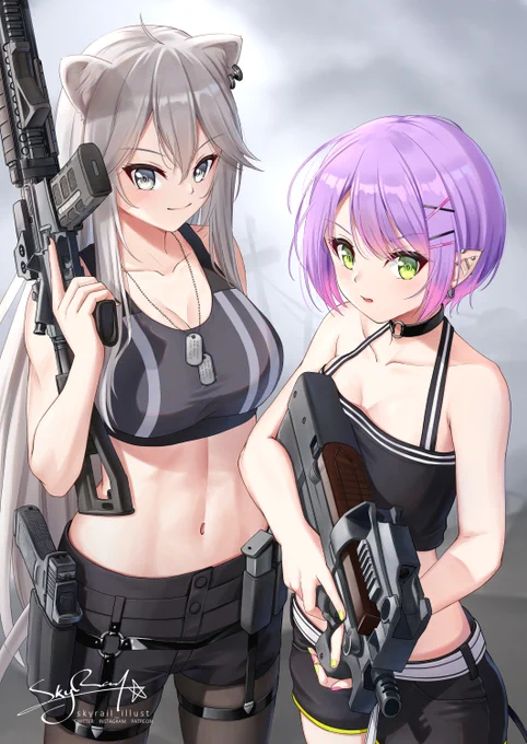 ししトワ♌👾
#獅白ぼたん #ししらーと 
#常闇トワ #TOWART 