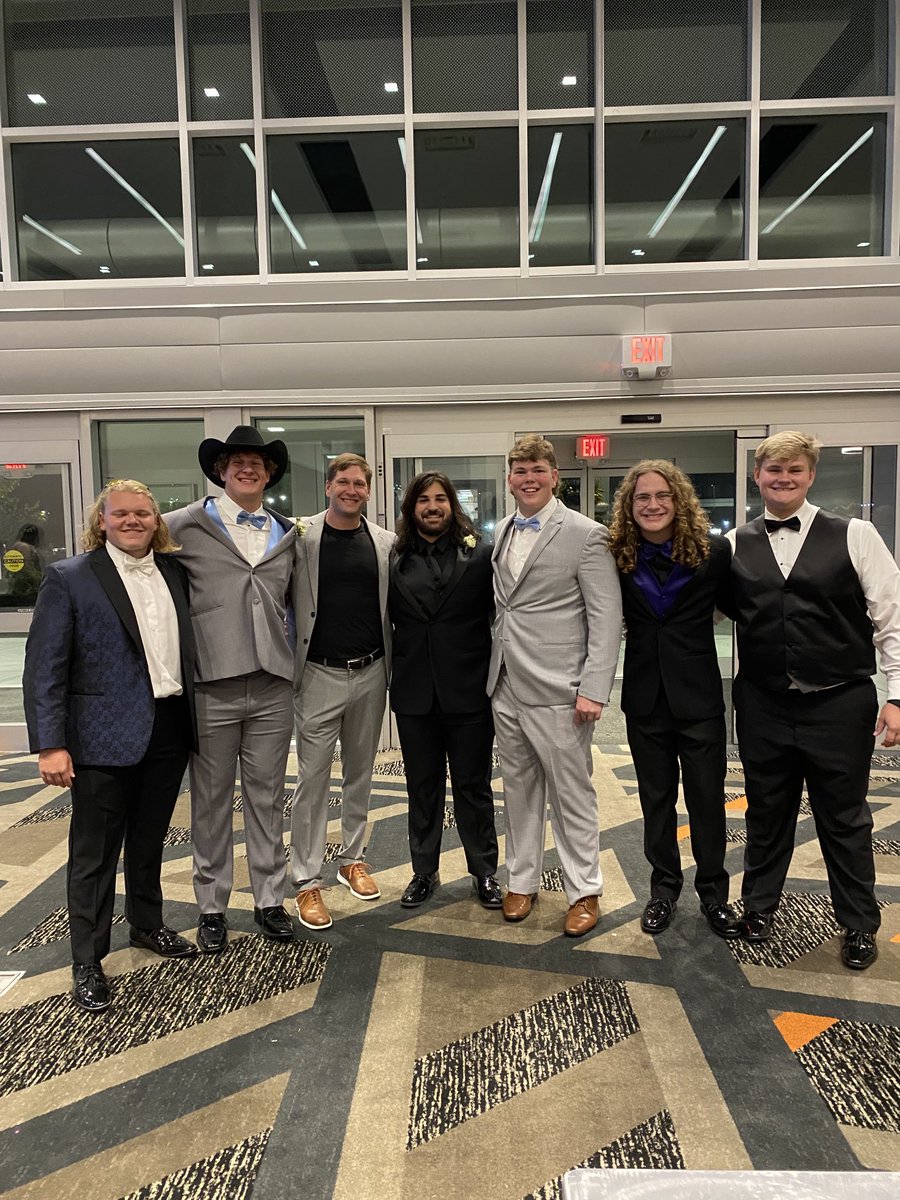 Boys at prom