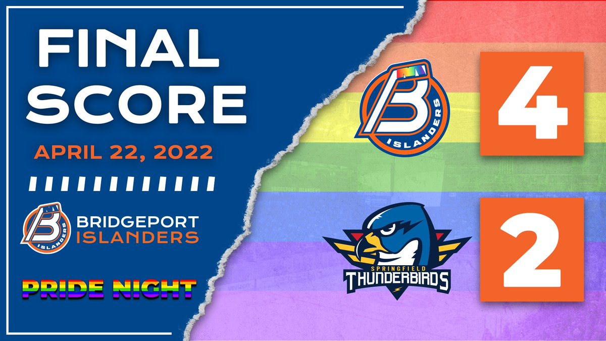 AHLIslanders's tweet photo. Final
Shots: BRI 34 | SPR 24
#BRIvsSPR | #PrideNight https://t.co/2vRbhowM50