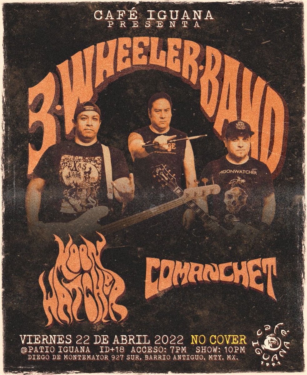perrocknegro's tweet photo. Este Rock dará inicio en unas horas!!
Cáiganle al @CAFEIGUANAMX donde estarán haciendo de las suyas @3WBand @moonwatcher1970 y #Comanchet pura electrica densidad, galáctica y pesadez 🤘🏼 https://t.co/n3iWx6oRr2