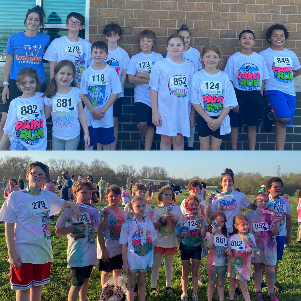 CoachONeil_PE's tweet photo. Thank you @BassProShops for holding a #PaintTheRun. My @watkinswildcats loved every moment of it!! Can’t wait for next year! https://t.co/TFPceFLpsU