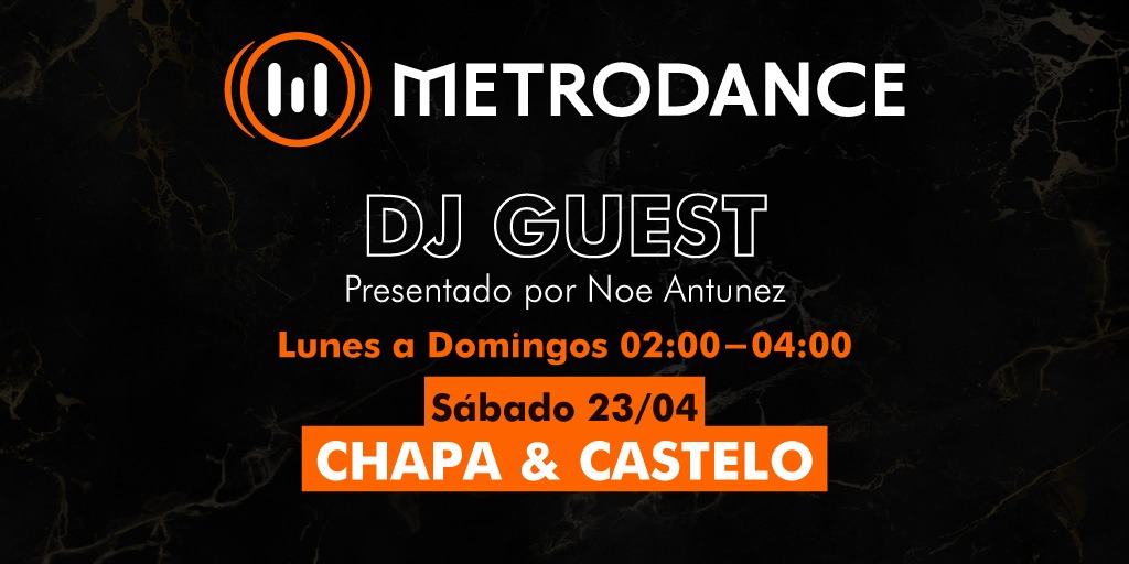 mph951fm's tweet photo. #Tonight 2AM #DJGuest presentado por @noeantunez 
Hoy #chapaandcastello
#electonicmusic #housemusic #DJSet #Guestmix https://t.co/2DWkA69hob