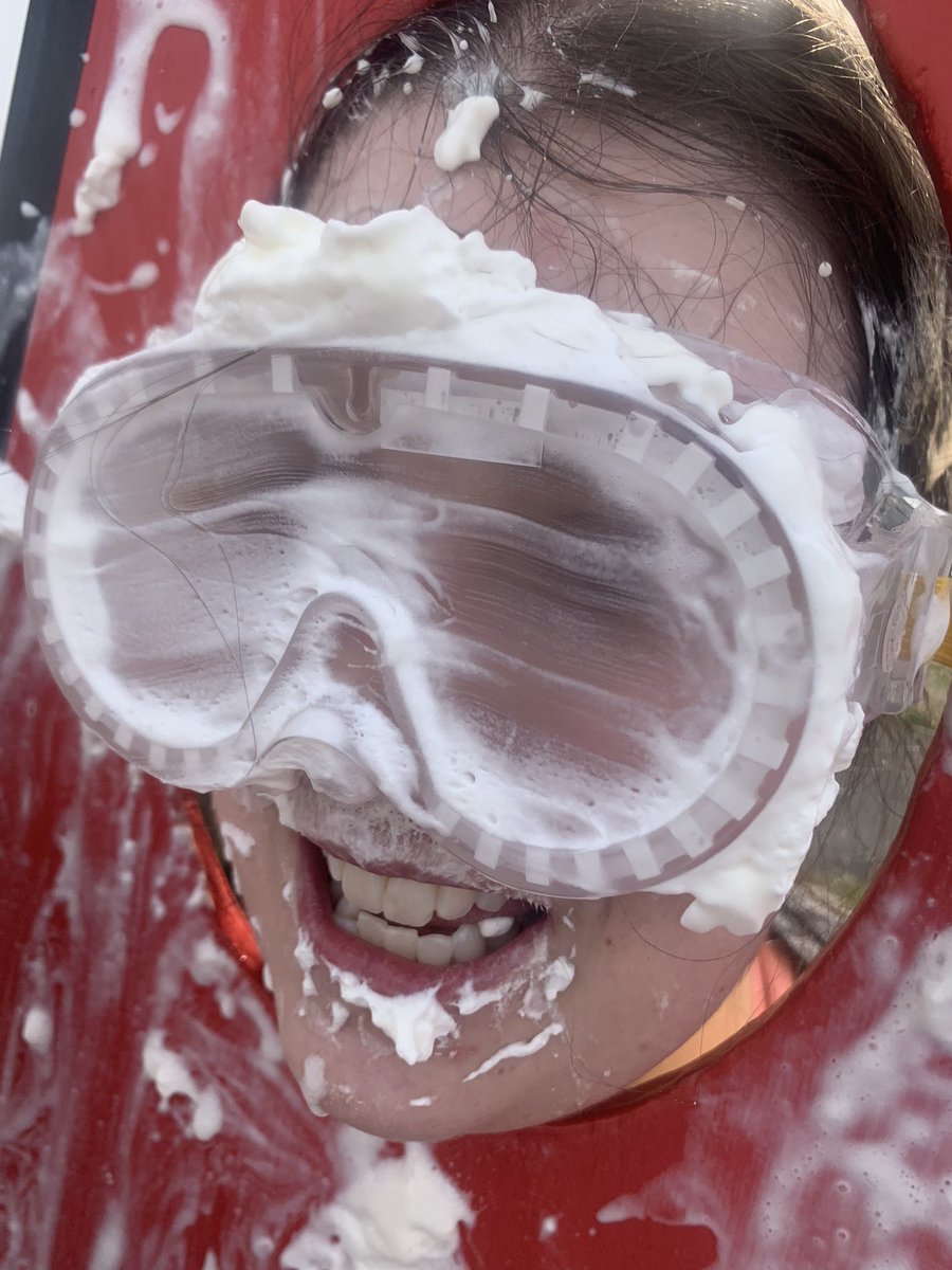 FHEScounselor's tweet photo. Spent 2 hours being pie-d in the face by my wonderful students! @mrspazfhes @FortHuntPTA https://t.co/MnGdinOuA7
