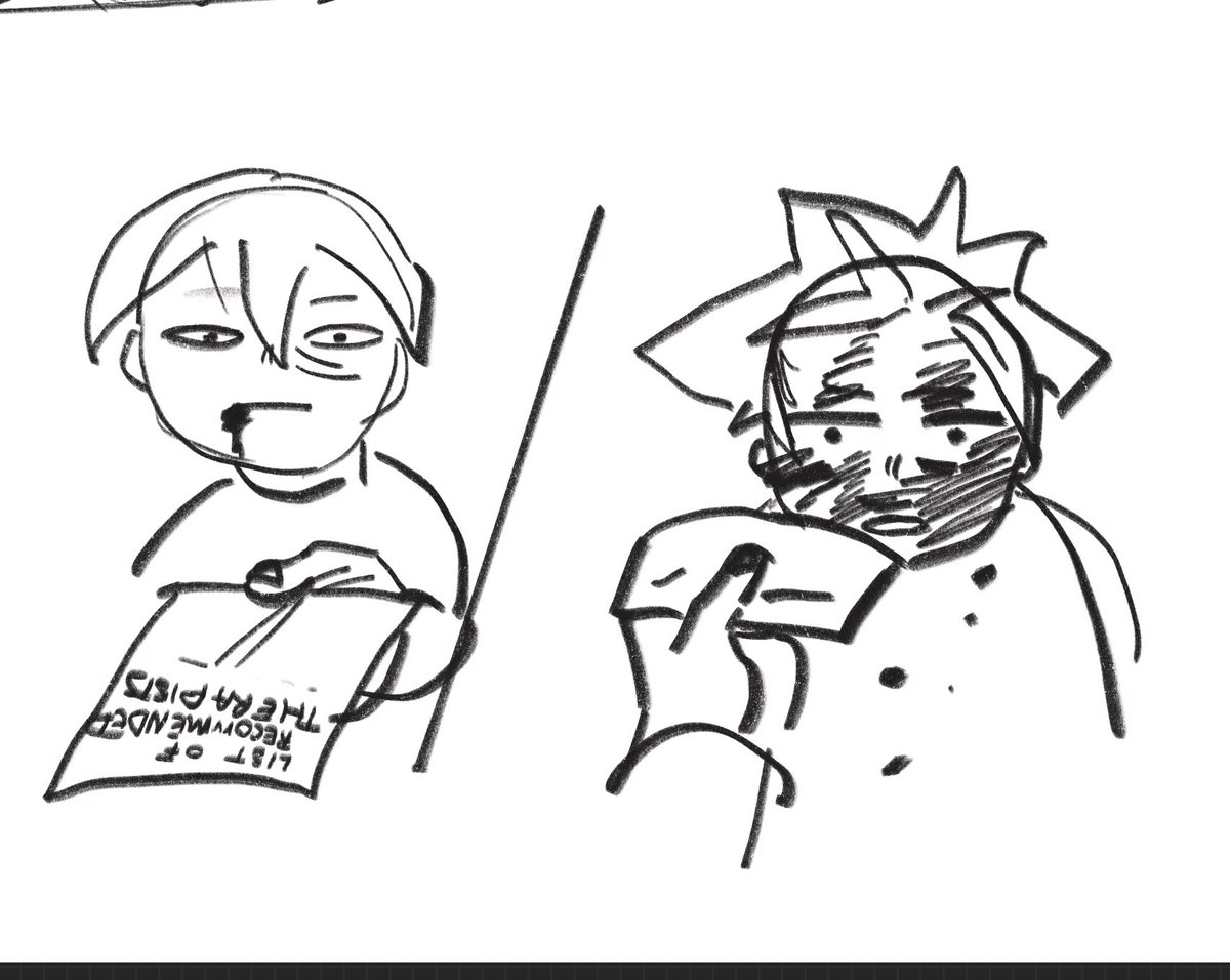 wait let me show you the sketches for this bc i think theyre funnier https://t.co/YLD1OCDZW8 