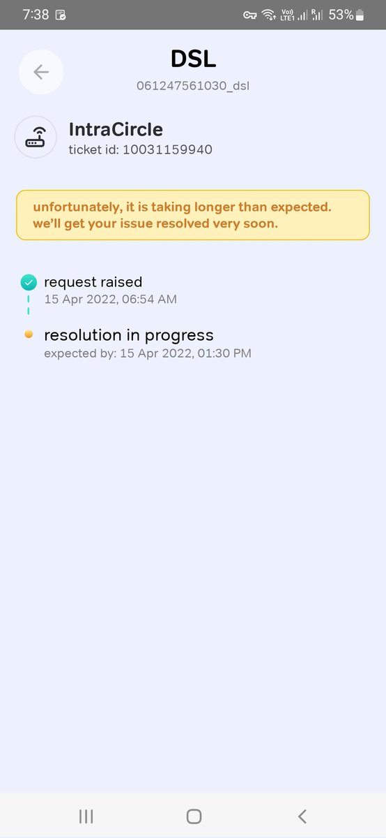 sgopal138's tweet photo. @Airtel_Presence @airtelindia @airtelnews I am still waiting for update on Request Id 10031159940.
Request raised for shifting connection on 15 April and no updates yet.

When will you resolve this request? https://t.co/mY2HwSzZN1