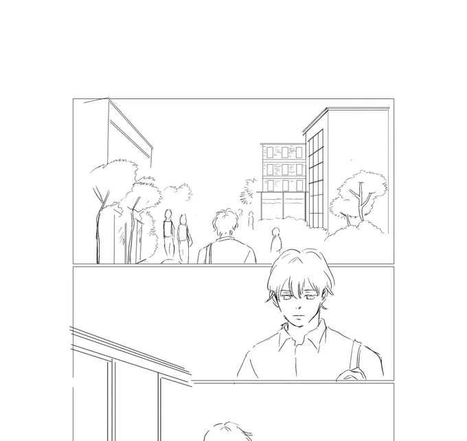 『I'm always thinking of you 』のつづき  6p進捗 