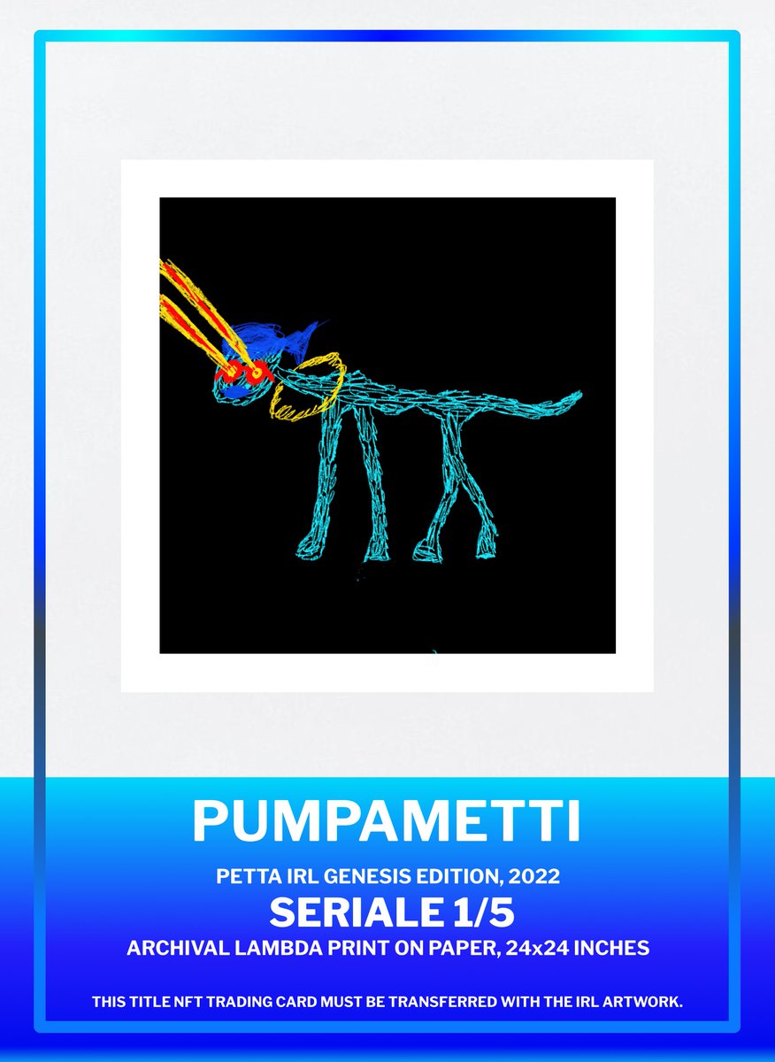 Pumpametti - Artbrut.eth tweet media