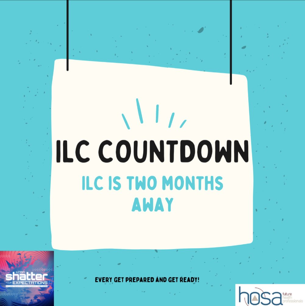 ILC is just two months away! We are so excited to see all of you in Nashville. Get ready and get excited!