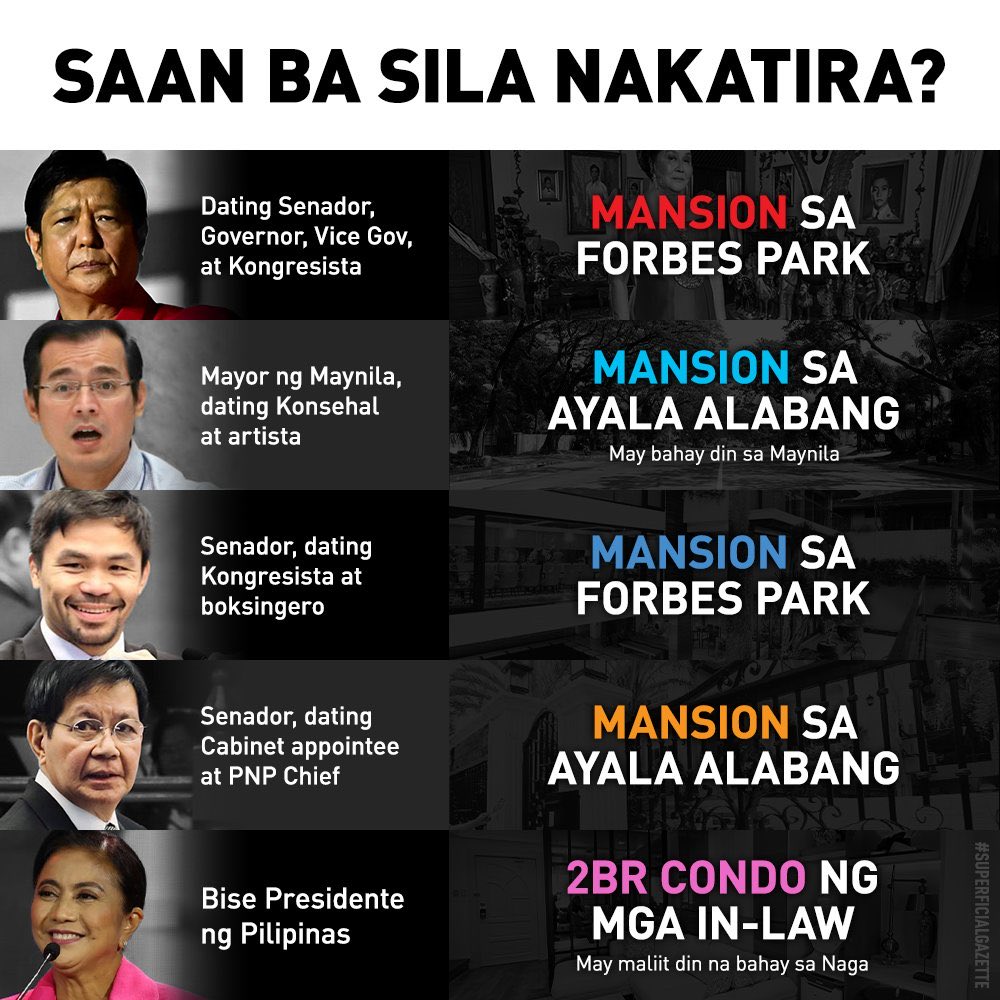 Manny - given - he earned his money through blood sweat and tears. Yung iba? Idk. #LetLeniLead #LeniKikoAllTheWay2022