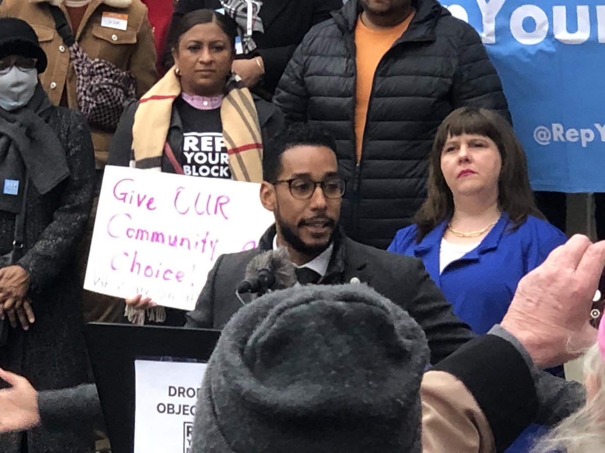 prodem's tweet photo. #DropTheObjections rally in Brooklyn. https://t.co/Qw8qC8nJCq