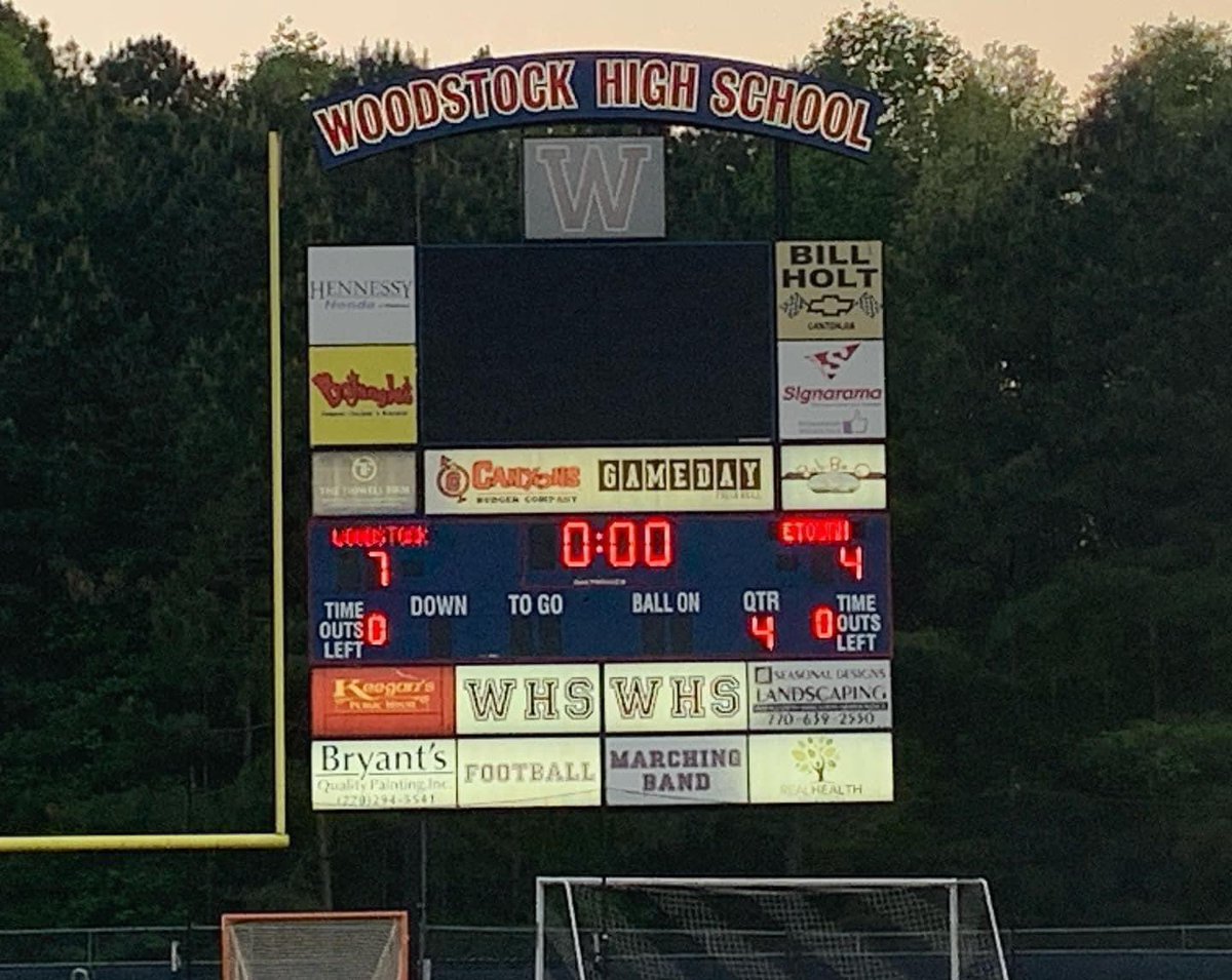 therealallenmc's tweet photo. Won the battle of Towne Lake, next up 1st round of state in our house. @WoodstockLax1 https://t.co/gz3Gyf0Wmy
