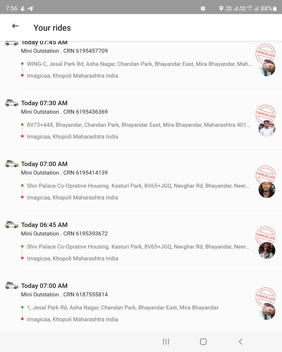 ajays2010's tweet photo. @Olacabs the frustation when you have to reach at an important event early morning.. and ola keeps cancelling rides and you have no options left as nothing is available instantly.. #fuckola #neveruseola https://t.co/XOraSXqFqK