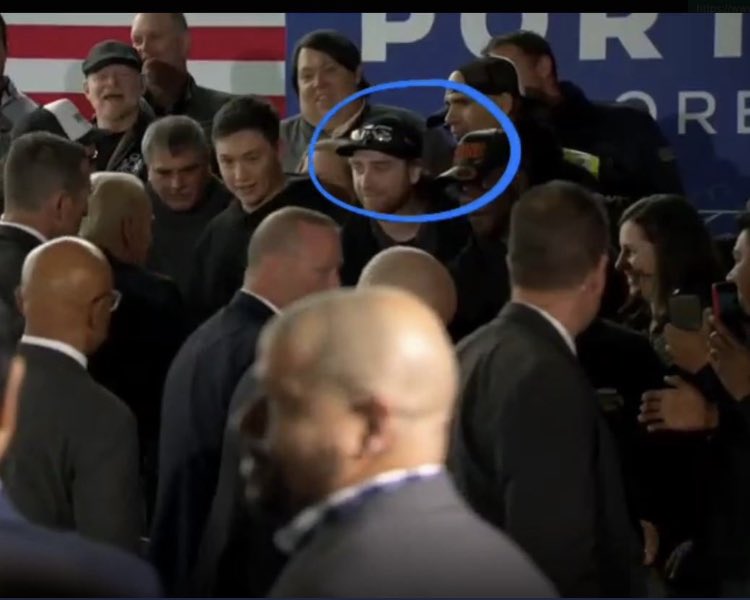 Today, Joe Biden shook hands with Gaige Grosskreutz, the felon who almost murdered Kyle Rittenhouse.