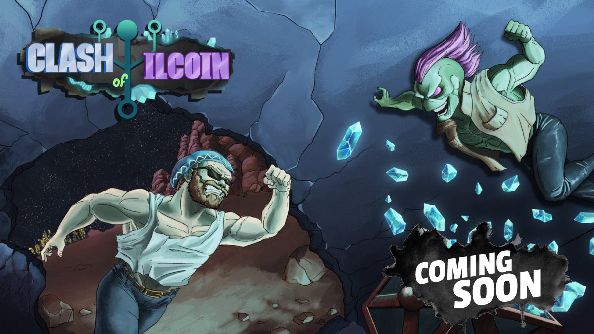 Ilcoin_B_P's tweet photo. โก๏ธ๐Check out the cover of our new game, Clash of ILCOIN! Soon the #Metaverse will arrive to our great project , with this incredible #PlayToEarn Game!! #ILCON #gaming https://t.co/nFenrrS3nv