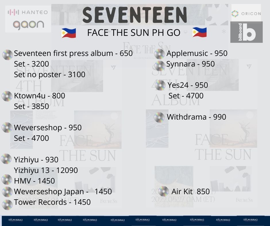 17caratfactory's tweet photo. 🇵🇭PH GO |Tflminna2 #1plus1CF_preorders
#SVTCFPO
Seventeen - Face the sun 4th Full album
🌞 choose version:
Ep.1 Control
2 Shadow
3 Ray
4 Path
5 Pioneer
🎁all orders w/ official Face the Sun freebies
🐻Free stuff toys/plushies for set orders
💎Order form: https://t.co/OuJq44pGmg https://t.co/dgdhKpJt9X