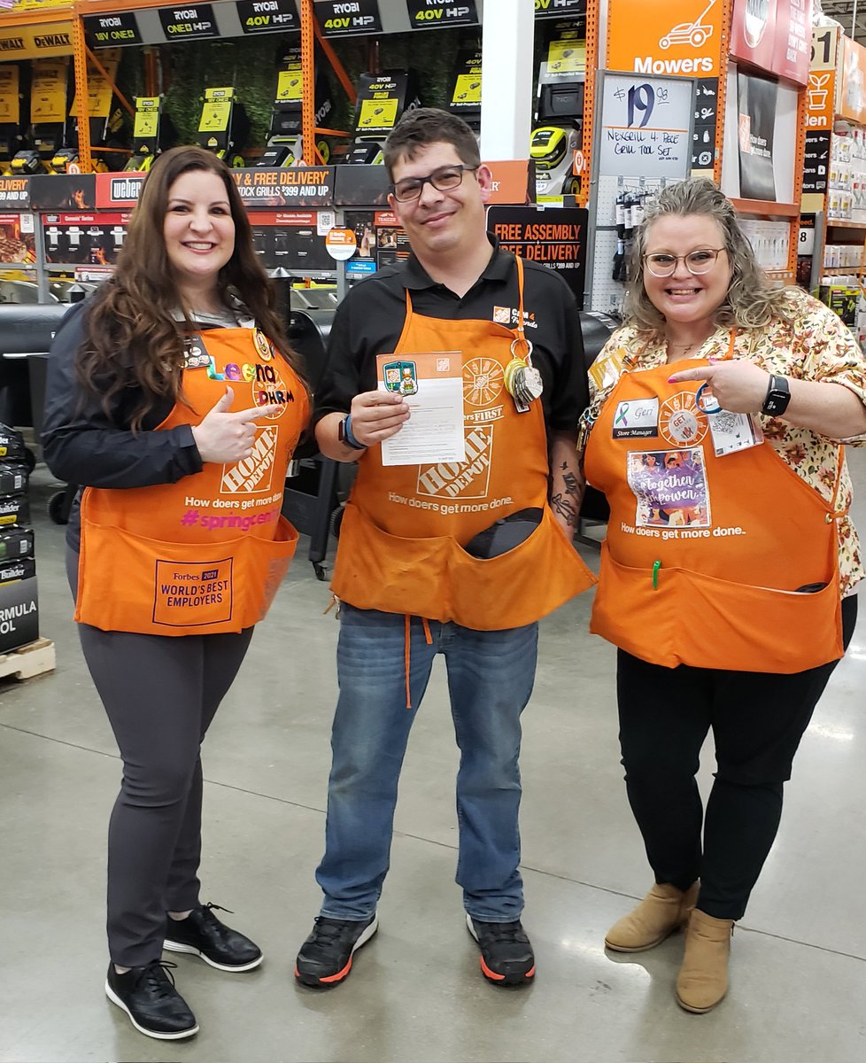 DeannaJacksonGansser (@deedy1982) on Twitter photo Great job, <a href="/JasonBriggs1982/">Jason</a> , being recognized by our new DHRM, <a href="/HDLeenaGonzalez/">Leena Gonzalez</a> and our Store Manager, <a href="/hdGeri1969/">Geri Quirk-Blanken</a> , for rocking freight as we spring into Spring <a href="/HomeDepot/">The Home Depot</a> ! <a href="/HallinDonnie/">Donnie Hallin</a> <a href="/RobZielinski2/">Rob Zielinski</a> <a href="/BrianLyonsHD/">Brian Lyons</a> Great job, <a href="/JasonBriggs1982/">Jason</a> , being recognized by our new DHRM, <a href="/HDLeenaGonzalez/">Leena Gonzalez</a> and our Store Manager, <a href="/hdGeri1969/">Geri Quirk-Blanken</a> , for rocking freight as we spring into Spring <a href="/HomeDepot/">The Home Depot</a> ! <a href="/HallinDonnie/">Donnie Hallin</a> <a href="/RobZielinski2/">Rob Zielinski</a> <a href="/BrianLyonsHD/">Brian Lyons</a>