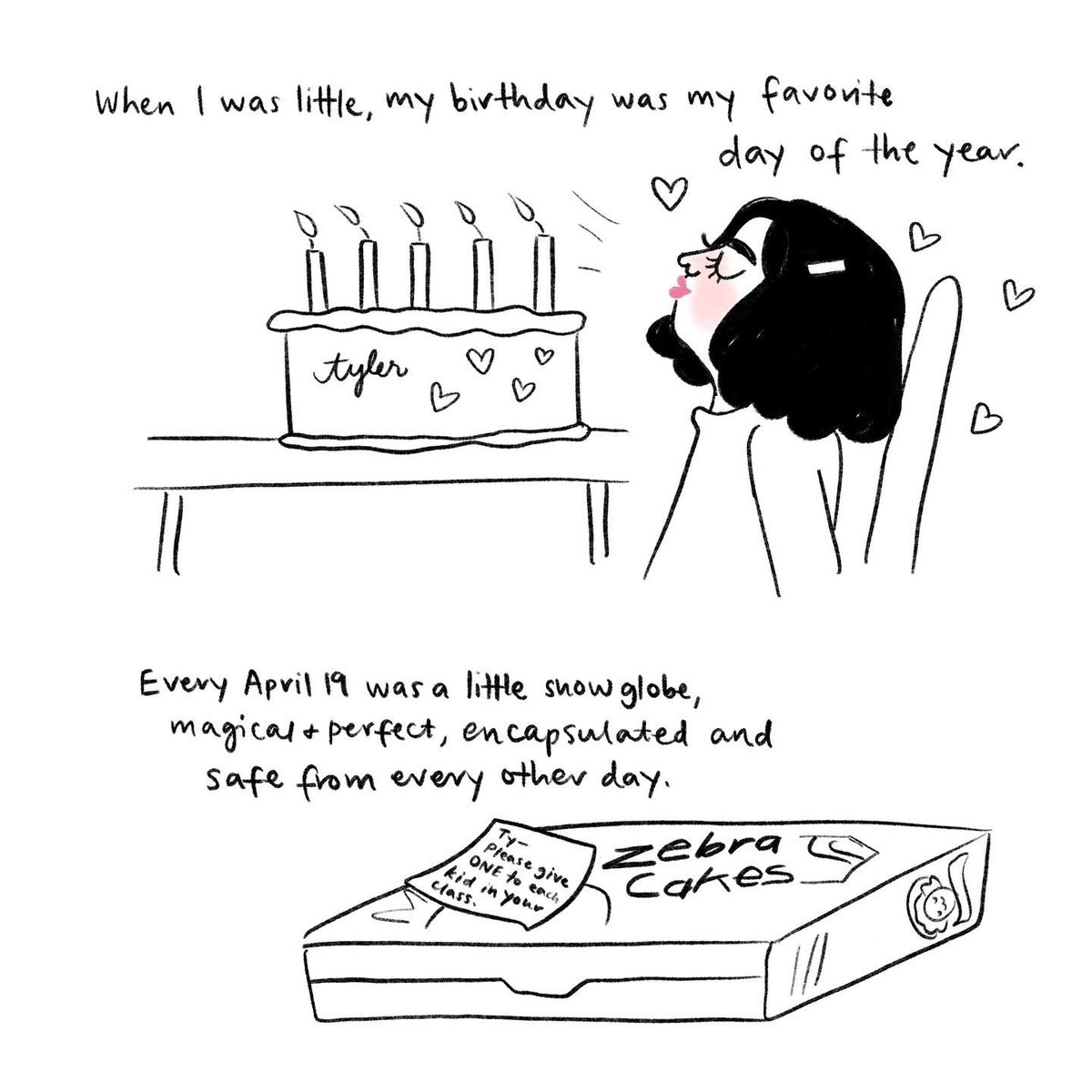 I turned 33 this past Tuesday and had a lot of feelings about it so I made a vulnerable comic 🙃🎂 (1/3) 
