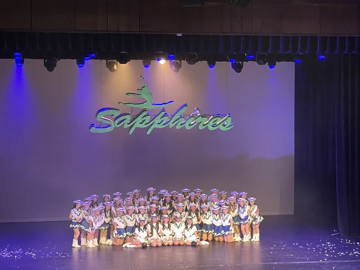 💙Sapphires put on an amazing spring show!! A night filled with laughter, dance, and memories 💚