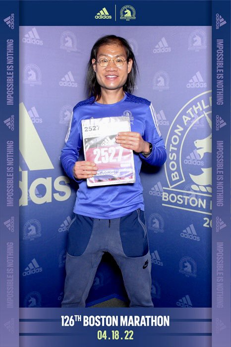 HeHuang81's tweet photo. My 8th consecutive acceptance and 7th running of the one and only @bostonmarathon #BostonMarathon #boston2022 #126thbostonmarathon #boston #marathon #running #runner #runners #marathonrunner #marathonrunners #marathonrunning #marathontraining #bostonmarathontraining https://t.co/fGlmOA0fy1