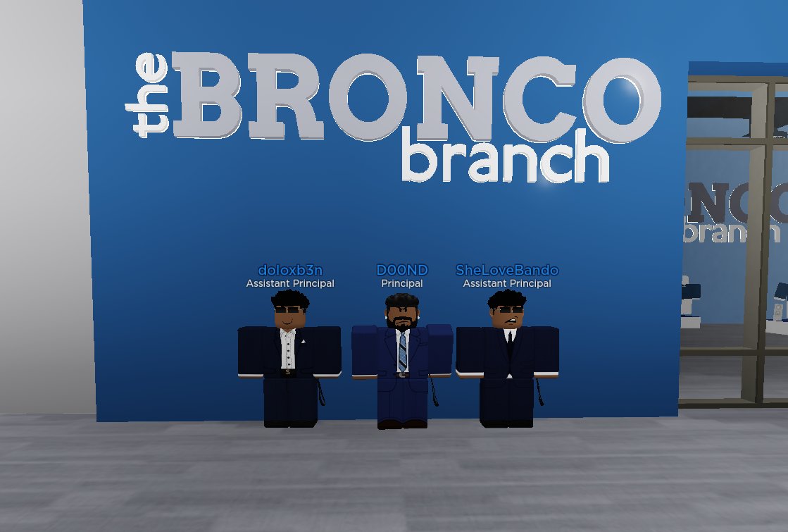 D00ND's tweet photo. 3 words, amazing, collaborative, and sufficient. Today, myself and other Senior Leadership Team members met to collaborate operations for the 2022 term. #BroncoPride

(L-R: Ben Warren; AP, Operations &amp; Support, David Williams; Principal, Jason Walker, AP, Talent Resourcing) https://t.co/Qp1f5ZW2Gx
