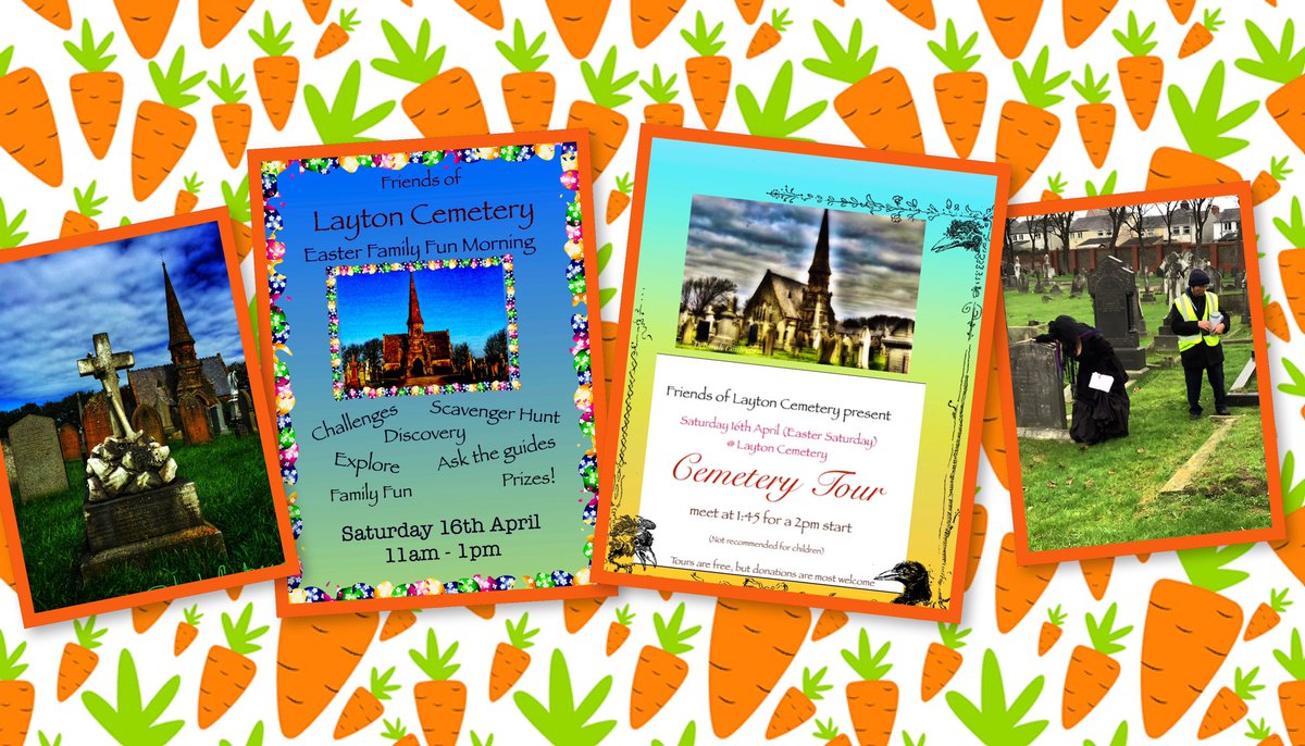 GraveStories's tweet photo. Looking forward to welcoming many of you @ Layton Cemetery on Saturday 16th April 🐣Easter fun for the kiddies 11- 1, tour for the grown ups 2 -4 🪦 @ShowtownBPL @heritagebpl @FORLancashire @bpoolsocialclub #Easter #funday #cemetery #heritage #history #CemeteryLady #tour #walk https://t.co/rZiahCWA2O