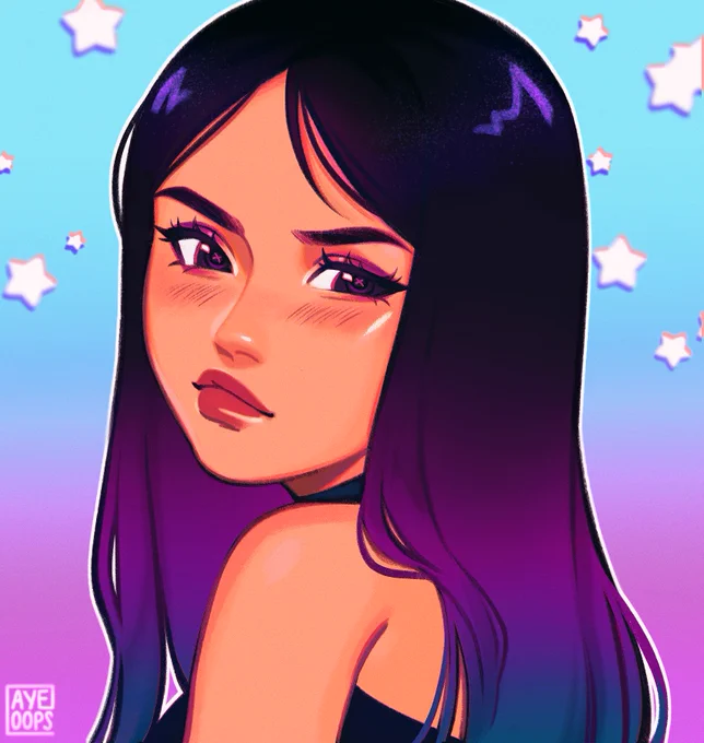 Hi #BiCreators !!

✨ i'm lauren~ a bi filipino artist
🌸 i wanna draw pretty girls for games one day 