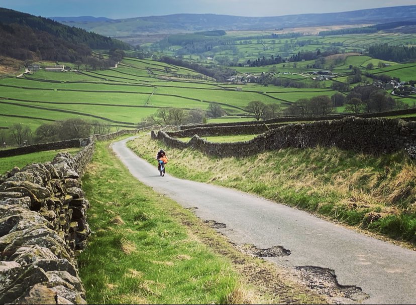 Really fun following the #dalesdivide Bonus points if the sun comes out just as you spot  your husband and you manage to take a photo without falling off the wall you are perched on. 😜