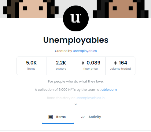 Don't let twitter/discord followers matter 

Todays mints

@ToyzNFT 
75,000 followers
Mint Price 0.07 E
Likely to not mint out to public 

<a href="/unemployables/">Unemployables</a> 
2,700 followers 
Mint price 0.025E
Sold out and 🚀

HYPE MEANS NOTHING! 

True community/belief is ALL that matters