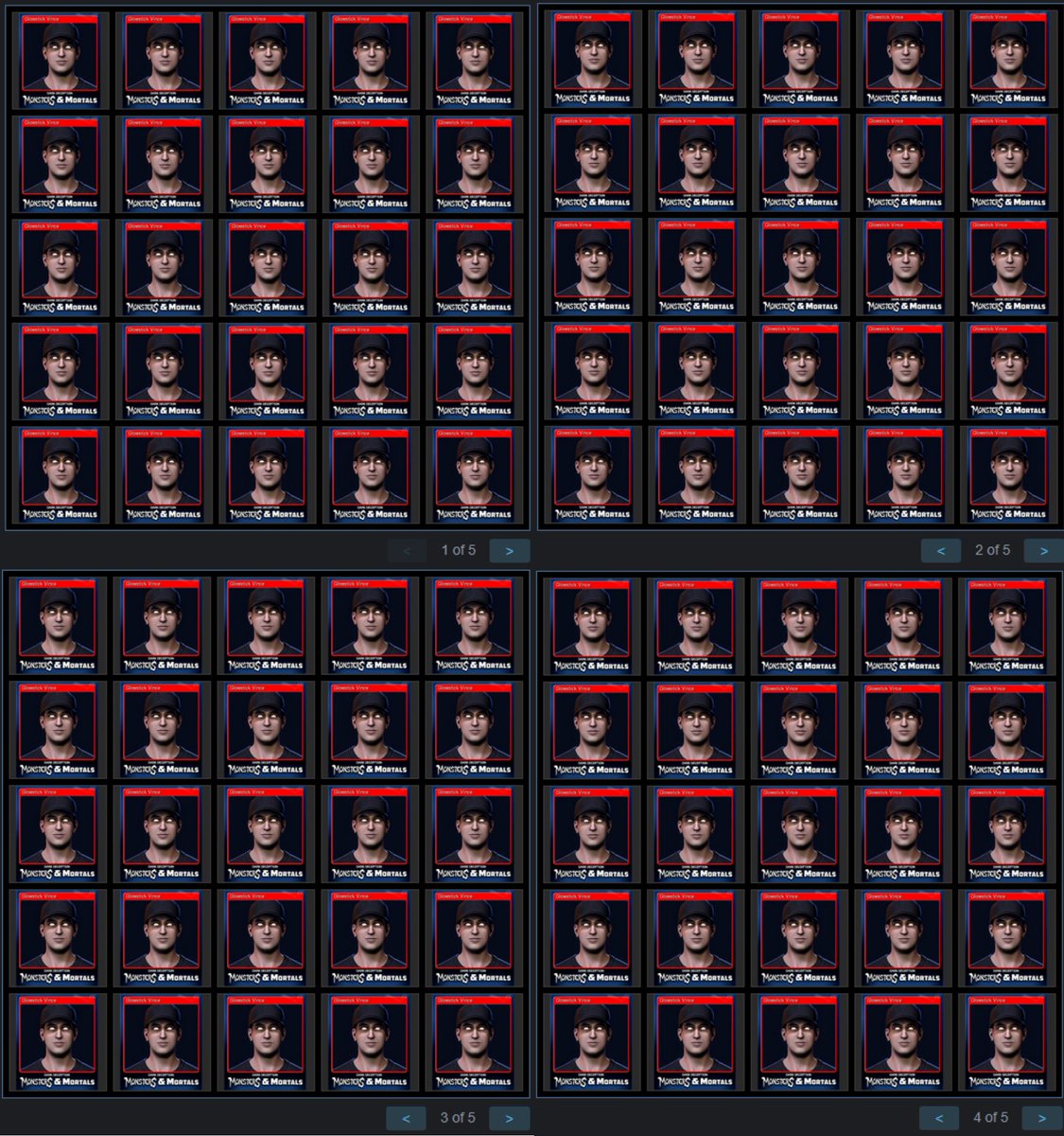 OGDavidBaron's tweet photo. I HAVE DONE IT! I HAVE DONE THE IMPOSSIBLE

I HAVE COLLECTED 100 VINCE TRADING CARDS!
@SmackNPie @VincentLivings #darkdeception #monstersandmortals https://t.co/G2fm4QWE1b