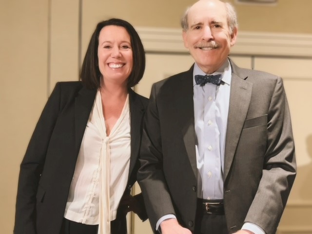 RainesFeldman's tweet photo. Honored to have our very own @BethASchroeder as a presenter during the 2022 Appellate Justice Institute (pictured with Michael Rubin). #Dynamex https://t.co/I4PFNlMqHo