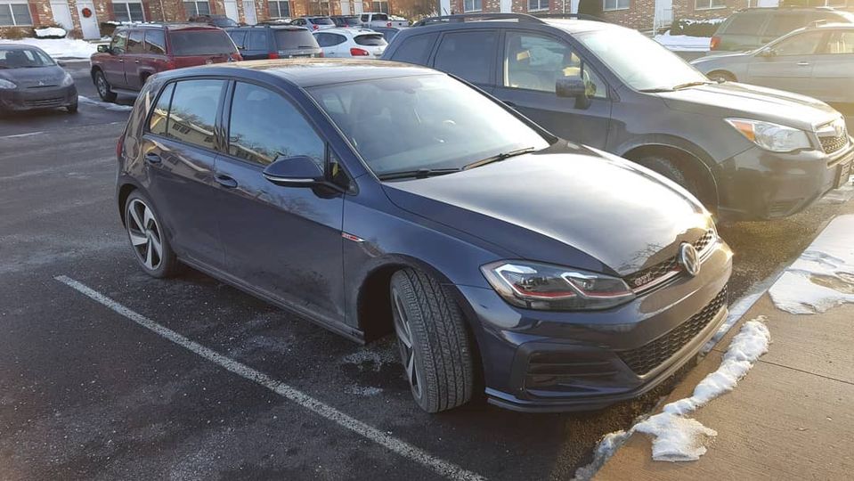 gfpumpkins's tweet photo. Can't tell you today how sad I am. Looks like we'll be trading in our 3 year old @VW #gti. Finally figured out the water pump failed, despite being under warranty, @vwcares is refusing to honor our warranty without shipping the car to another island to have the work done. https://t.co/TCKtBhwsRc