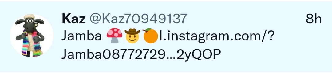 Jamba08772729's tweet photo. @Kaz70949137 why would you send me this phishing link?🤨 https://t.co/TThflVrtAy