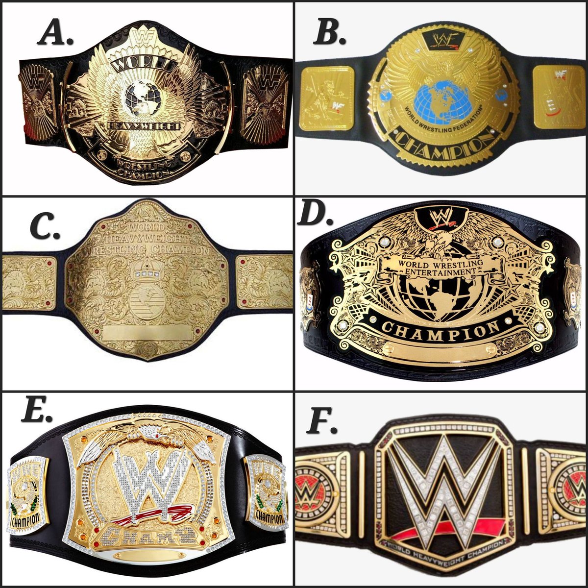 Favorite Championship Belt? https://t.co/FEn3zZA1UI.