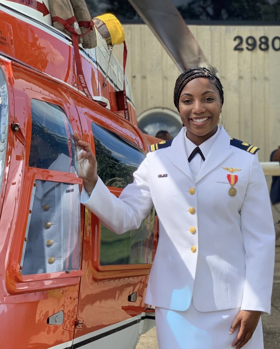 Introducing the newest Coast Guard pilot LTJG Kyla Hughley. 

#FlyForTheCulture #FlyCoastGuard