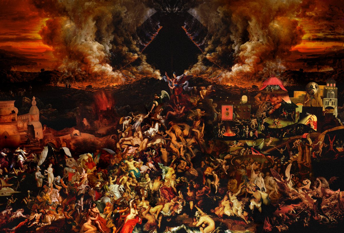 "Sacred Massacre"
The seventh piece from the Discarnate Realm Turmoil series <a href="/exchgART/">Exchange Art</a> 
---
For more details, please click the link below✨
🔗: exchange.art/single/7aHyP7b…
---
<a href="/The_URS_/">Urs</a> <a href="/_ledao/">Croissant</a> <a href="/MinistryArt/">Ministry</a> 
 
#Solana #SolanaNFT #SolanaCommunity