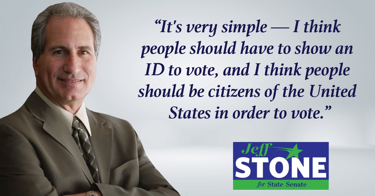 When I'm elected I'll be the loudest voice in support for policies that make it harder to cheat in NV elections.