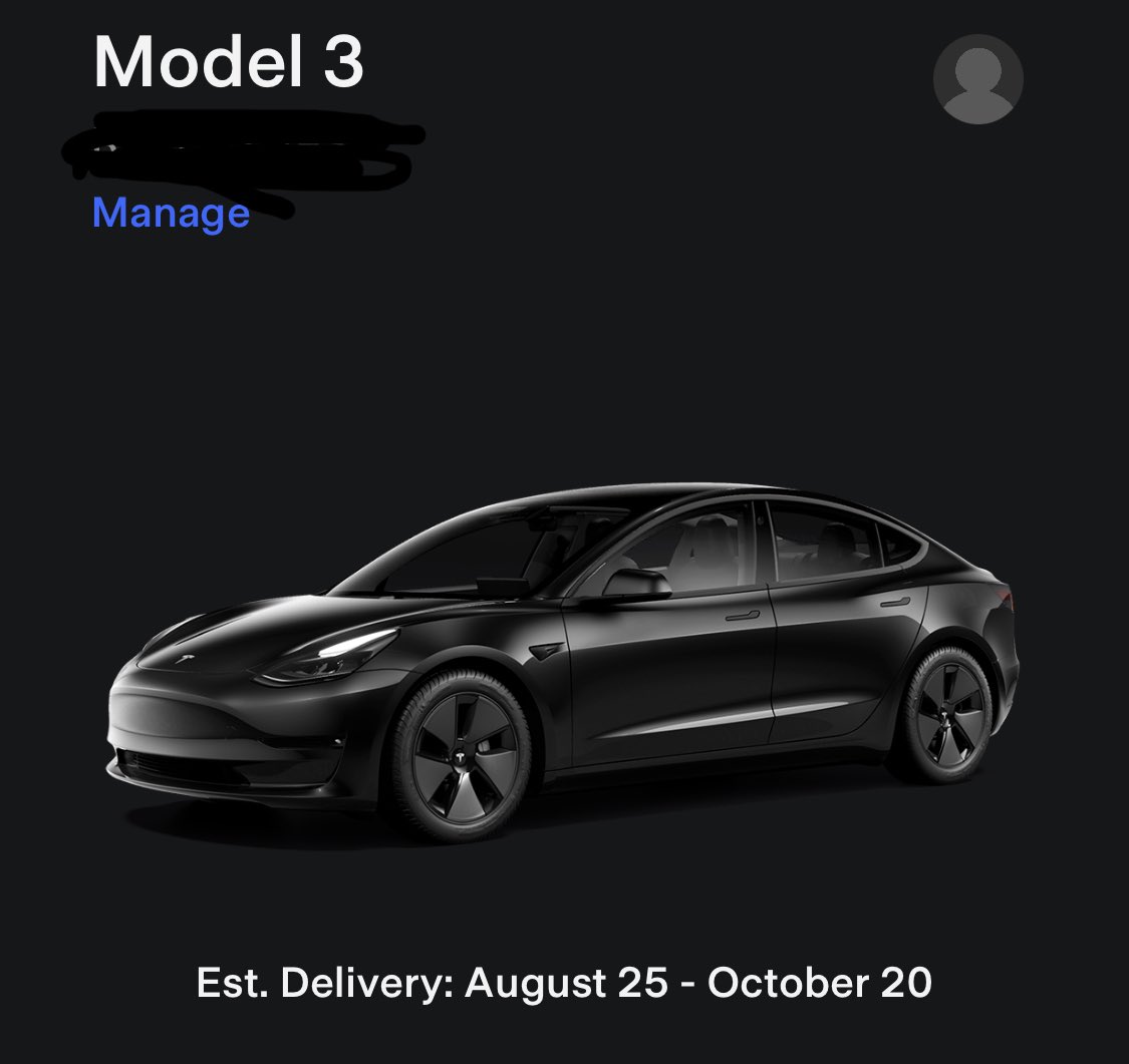 swxade's tweet photo. Pulled the trigger and ordered a #Tesla

Getting more excited by the day. 

They’re saying June/July delivery…hopefully. https://t.co/SCWboRDZmT