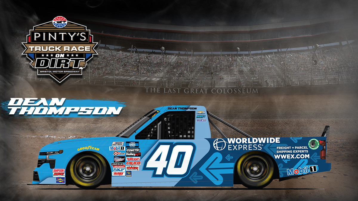 Tomorrow at 8 p.m. ET, the #TPGFamily will cheer on our very own <a href="/deanthompsonr/">Dean Thompson</a>. He'll be behind the wheel of the <a href="/GlobalTranz/">GlobalTranz</a> No. 40 truck. See all the dirt track action from Bristol on FS1. NASCAR #CampingWorldTruckSeries