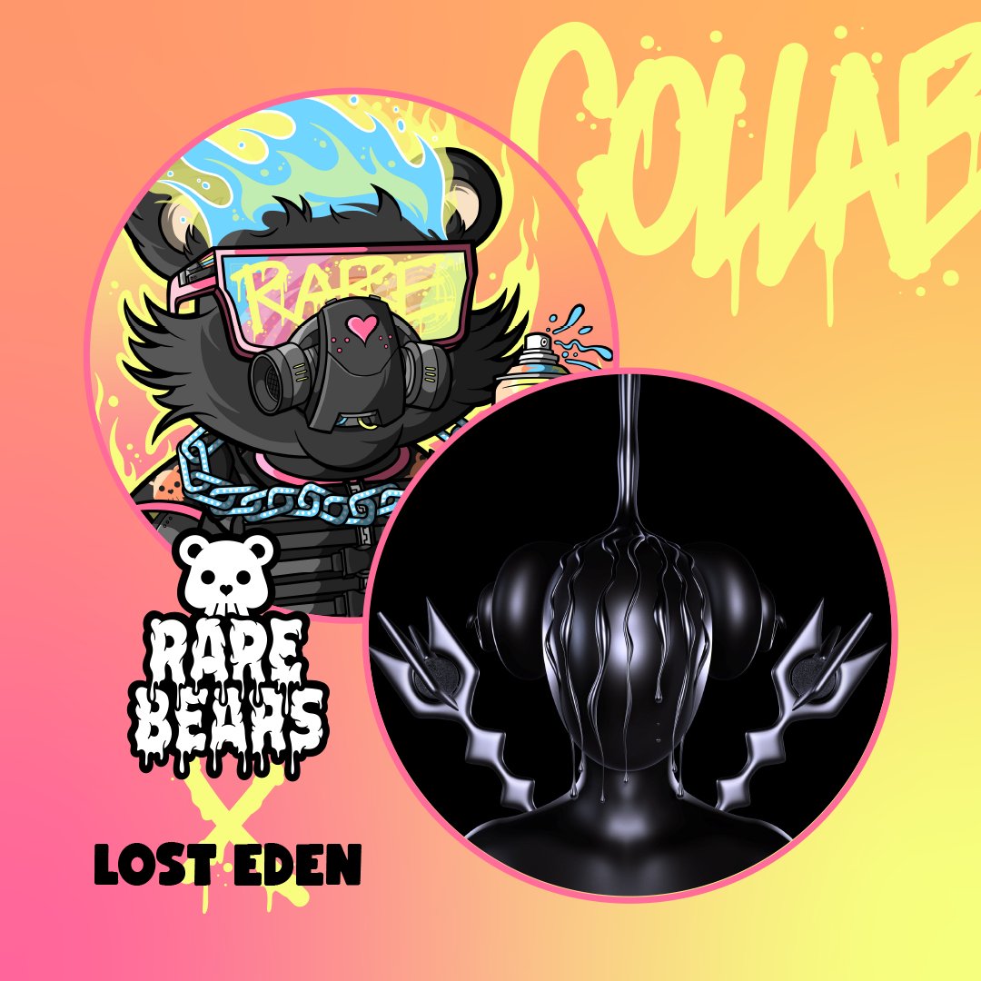 BearsRare's tweet photo. 🌑 Lost Eden x Rare Bears 🌑

Lost Eden has partnered with us to giveaway 3 WL spots! 

To enter: 
1️⃣ Like and Retweet
2️⃣ Follow @LostEdenNFT + @LostEdenSouls + @BearsRare
3️⃣ Tag friends

❗Must be in Lost Eden and Rare Bears Discord Servers❗

Good luck! 🚀 https://t.co/HSQKQMSMCB