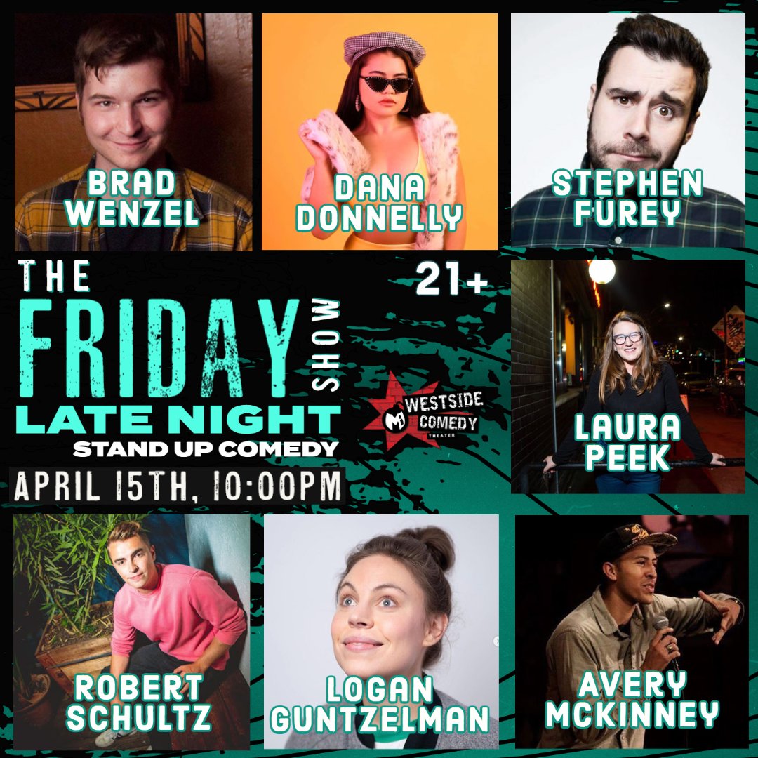 Tonight! Stand-up at 8pm &amp; 10pm! Get your tickets at westsidecomedy.com!

#LosAngeles #livecomedy #standupcomedy