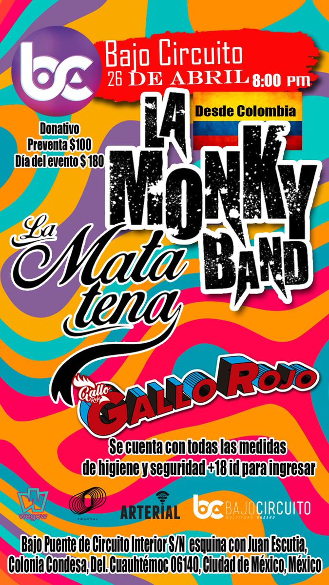 LAMATATENA's tweet photo. Nuestras #proximas fechas en #Abril @LAMATATENA invita! #skamexicano #skamex #pioneros #30aniversario #CDMX #Desde1992 @FCHilvana @Elbajocircuito https://t.co/tYbnzQddXY