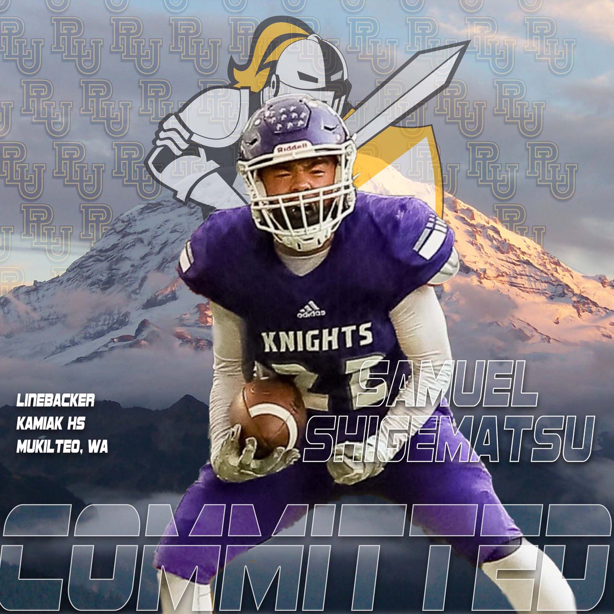 I’m proud to announce my commitment to study and play football at Pacific Lutheran University. My thanks goes out to my family, friends, coaches, and teammates who have helped me achieve this. <a href="/BrantMcAdams/">Brant McAdams</a> <a href="/PLUFootball/">Pacific Lutheran Football</a> <a href="/SpencerCrace/">Spencer Crace</a> <a href="/KetnerKupp/">Ketner Kupp</a>
