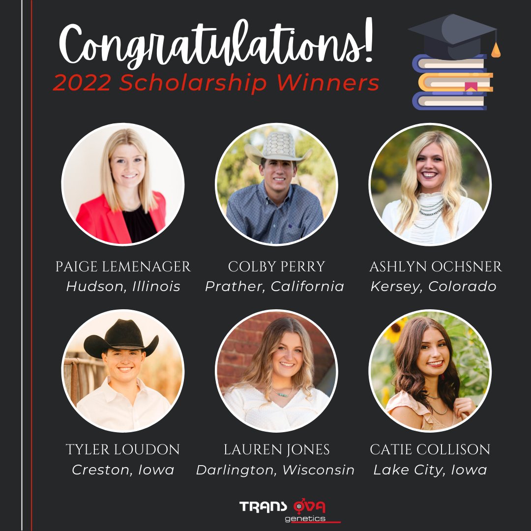 TransOva's tweet photo. Drumroll please!
We are excited to announce this year's 2022 Scholarship winners.
Congratulations to these individuals!
We've added a few scholarship categories, so make sure to swipe to see each and every winner. #PoweredByTransOva #ThePoweroftheNextGeneration https://t.co/k0VEZDBk0q