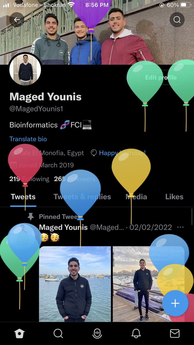 MagedYounis1's tweet photo. عام جديد من الستر والصحة🙏 ❤️اللهم اغفر لي ما مضي وبارك لي في القادم ❤️ https://t.co/L69lxseN2d
